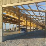 Construction de bâtiments agricoles / stabulations, charpente bois, orne (61) Normandie : LEVEQUE S CHARPENTE